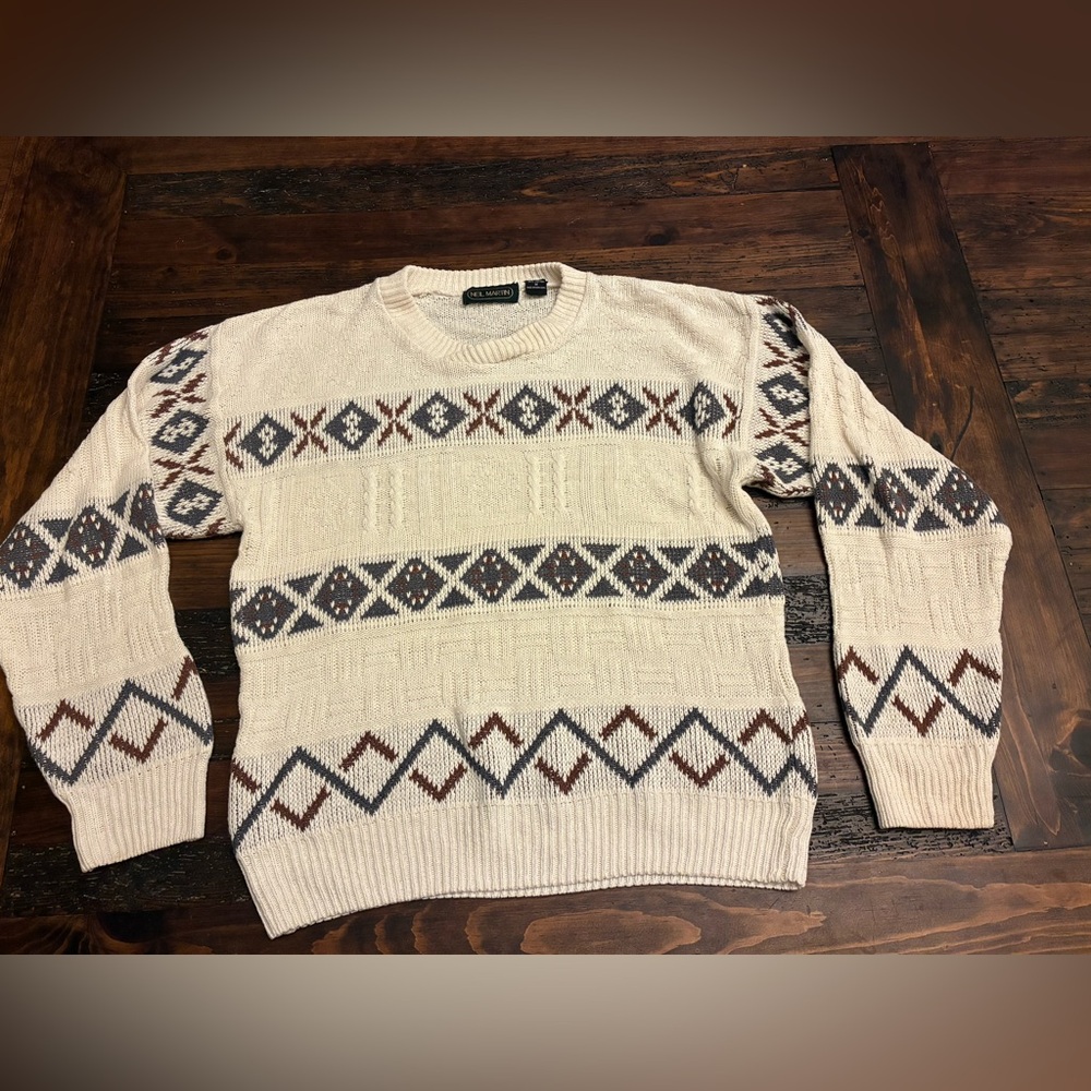 Neil Martin Vintage Y2K Men's Crew Neck Sweater Medium